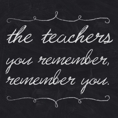 The teachers you remember, remember you | Daily-Ink by David Truss