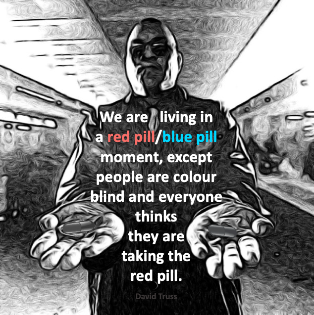 Matrix blue or red pill quote