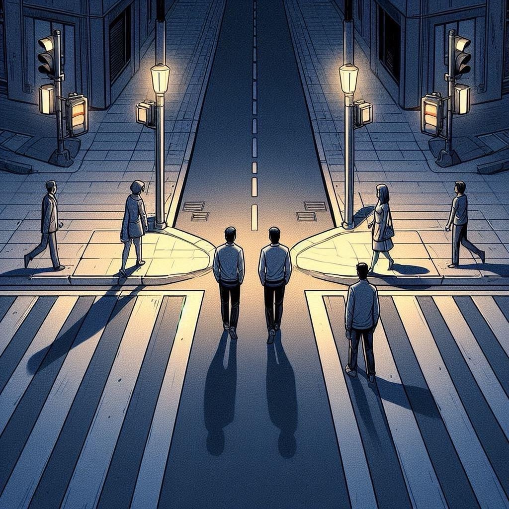 Humans Intersection Intersections revisited | Daily-Ink by David Truss